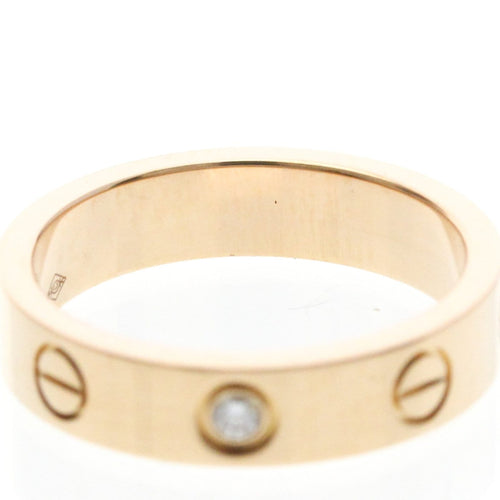 Cartier Love Wedding Band 1 Diamond 18K Rose Gold with Diamond 58 Facettes uichwjjso7