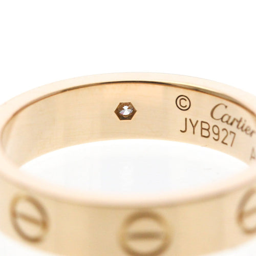 Cartier Love Wedding Band 1 Diamond 18K Rose Gold with Diamond 58 Facettes uichwjjso7