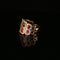 Bague Bague en or jaune 18 carats, saphirs multicolores 4,44 carats et diamants 58 Facettes UN-1668