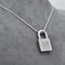 Collier Salvini Click Clack - Collier cadenas en or blanc et diamants 58 Facettes 113b20_M