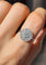 Bague 51 Art déco - Bague en platine et diamants 58 Facettes 286