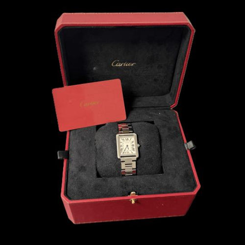 Montre Cartier - Montre Tank Solo avec bracelet en acier 58 Facettes MT47630