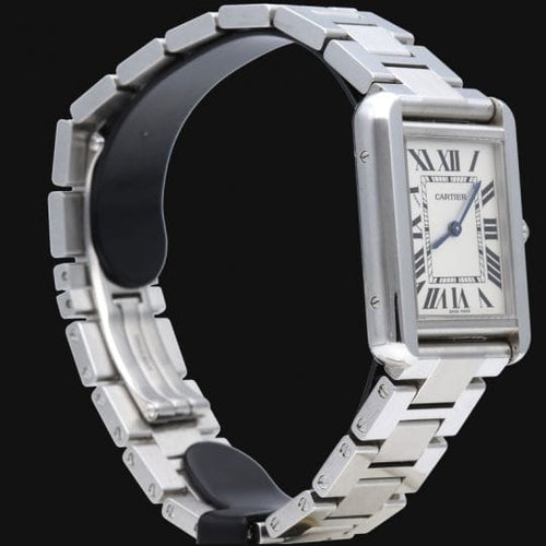 Montre Cartier - Montre Tank Solo avec bracelet en acier 58 Facettes MT47630