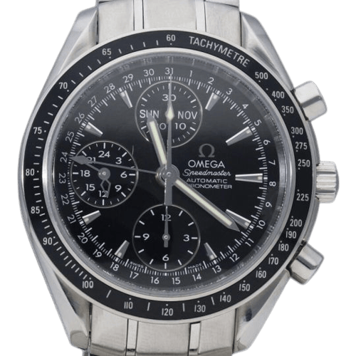 Montre Omega - Montre Speedmaster Day-Date Chronograph en acier 58 Facettes MT48230