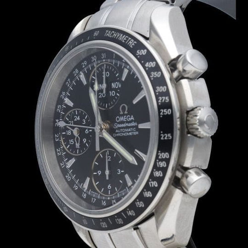 Montre Omega - Montre Speedmaster Day-Date Chronograph en acier 58 Facettes MT48230