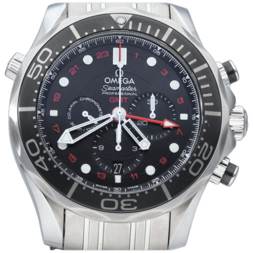 Montre Omega Seamaster - Montre Diver 300M GMT Chronograph 44 mm 58 Facettes MT48138