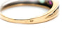Bague 61 Bague contemporaine en or jaune avec émeraude, rubis, saphirs et diamants 58 Facettes B936
