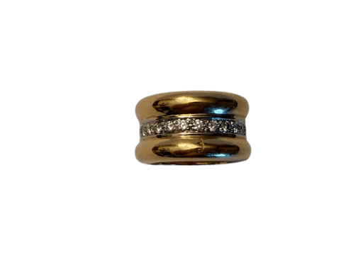 Bague 47 Pomellato Tubolare - Bague en or jaune et diamants 58 Facettes AZ-PG261238