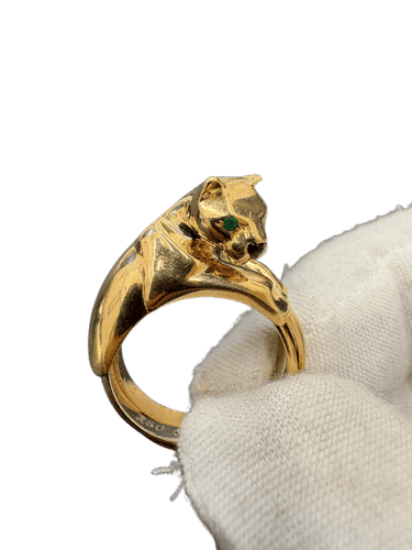 Cartier Panthère Trinity - Bague en or 750 et pierres de couleur
