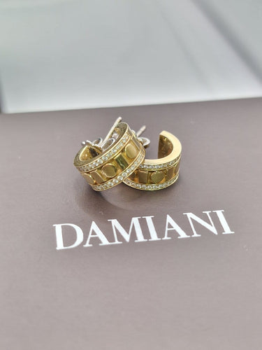 Boucles d'oreilles Damiani Belle Époque - Parure en or jaune 18 ct et diamants 58 Facettes CV-128
