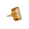 Bague 57 Bague en or jaune 750 avec citrine 58 Facettes HJ062616