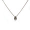 Collier Collier pendentif goutte en or blanc et diamant 58 Facettes 260182R