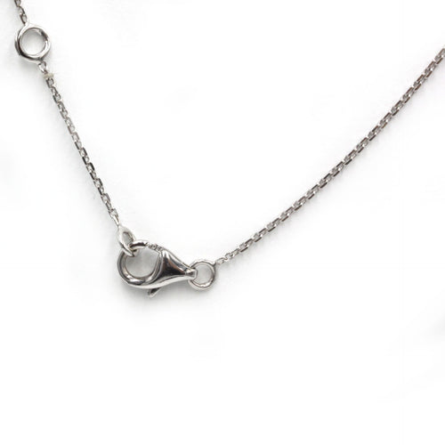 Collier Collier pendentif goutte en or blanc et diamant 58 Facettes 260182R