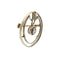 Broche Broche Art déco en or jaune et blanc 18 ct avec diamants 58 Facettes 35599