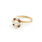 Bague 51 Bague en or jaune, rubis et perles 58 Facettes 260158R