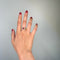 Bague 51 Bague en or jaune, diamants et rubis 58 Facettes 260101R
