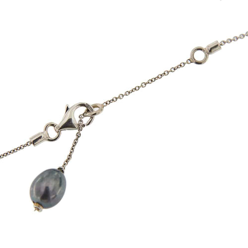 Collier Collier - perles et quartz citrines en or blanc 18 ct 58 Facettes 25940