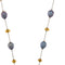 Collier Collier - perles et quartz citrines en or blanc 18 ct 58 Facettes 25940