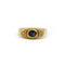 Bague 53.5 Bague en or jaune, saphir et diamants 58 Facettes 260071R
