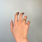 Bague 53.5 Bague en or jaune, saphir et diamants 58 Facettes 260071R