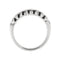Bague 55 Bague rivière en or blanc 18 ct avec diamants 1,19 ct 58 Facettes 33658