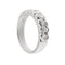 Bague 55 Bague rivière en or blanc 18 ct avec diamants 1,19 ct 58 Facettes 33658