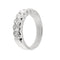 Bague 55 Bague rivière en or blanc 18 ct avec diamants 1,19 ct 58 Facettes 33658