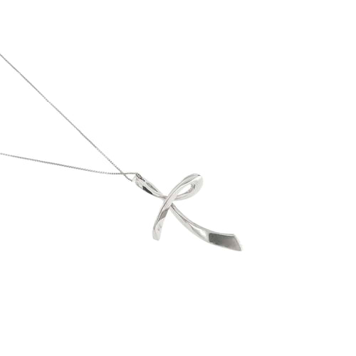 Collier Collier - Croix en or blanc 18 ct et diamants 58 Facettes 27373