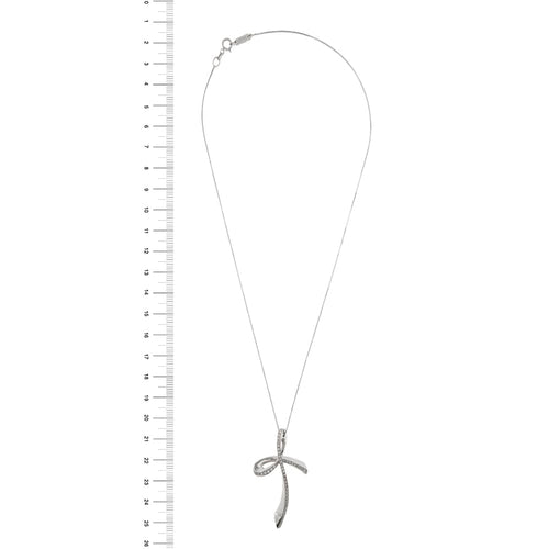 Collier Collier - Croix en or blanc 18 ct et diamants 58 Facettes 27373