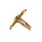 Bague 56 Bague marquise ancienne en or rose et jaune, nacre et grenats 58 Facettes 250357R
