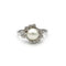 Bague 49 Bague en or blanc, perle de culture et diamants 58 Facettes 250312R