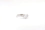 Bague 53 Bague cœur en platine avec diamant 1,13 ct et diamants poire 58 Facettes 26295-25050