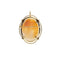 Pendentif Spilla-pendentif vintage à camée en or jaune 18 ct 58 Facettes 34853
