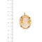Pendentif Spilla-pendentif vintage à camée en or jaune 18 ct 58 Facettes 34853