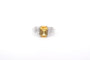 Bague 50 Bague saphir jaune 2 ct et diamants en platine 58 Facettes 26305-26315