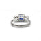 Bague 52 Bague en or blanc, saphir et diamants 58 Facettes 250093R