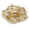 Broche Broche fleur en or jaune et diamants 58 Facettes 250005SP