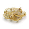 Broche Broche fleur en or jaune et diamants 58 Facettes 250005SP