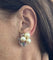 Boucles d'oreilles Boucles d’oreilles - Puces en or blanc 18 ct avec perles et diamants 58 Facettes 30438
