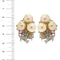 Boucles d'oreilles Boucles d’oreilles - Puces en or blanc 18 ct avec perles et diamants 58 Facettes 30438