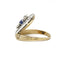Bague 59 Bague Duchesse en or jaune, platine, saphir et diamants 58 Facettes 240325R