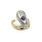 Bague 59 Bague Duchesse en or jaune, platine, saphir et diamants 58 Facettes 240325R