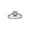 Bague 55 Solitaire - Bague en or blanc, platine et diamant 58 Facettes 220034SP