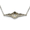 Collier Art déco - Collier pendentif en or blanc et diamants 58 Facettes 240178R