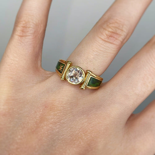 Bague 52 Korloff - Bague en or jaune et diamants 58 Facettes 240172R