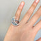 Bague 49 Mauboussin - Bague Subtil Songe en or blanc, topaze, saphirs et diamants 58 Facettes 240199R