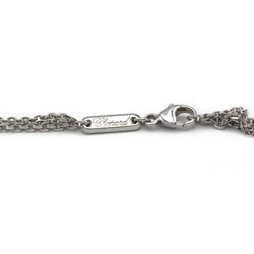 Collier Chopard Happy Spirit - Collier pendentif en or blanc et diamants 58 Facettes 240136R