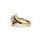 Bague 54 Bague en or jaune 750, diamant et rubis 58 Facettes 240105R