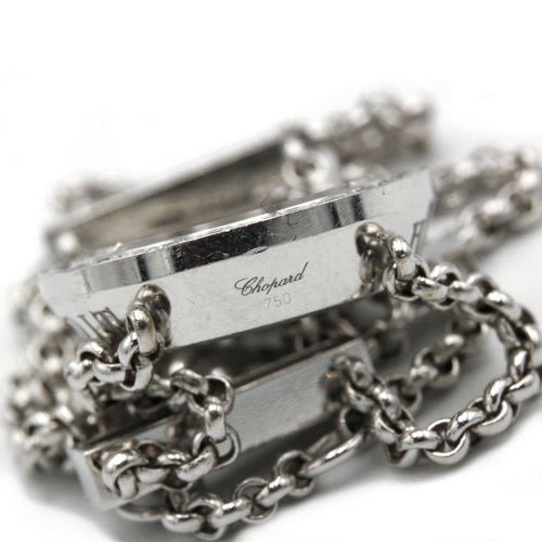 Bracelet Chopard Happy Spirit - Bracelet en or blanc et diamants 58 Facettes 240090R
