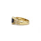 Bague 53 Bague jonc en or jaune, saphir et diamants 58 Facettes 240060R